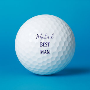 Balles De Golf Blue Best Man Souvenir