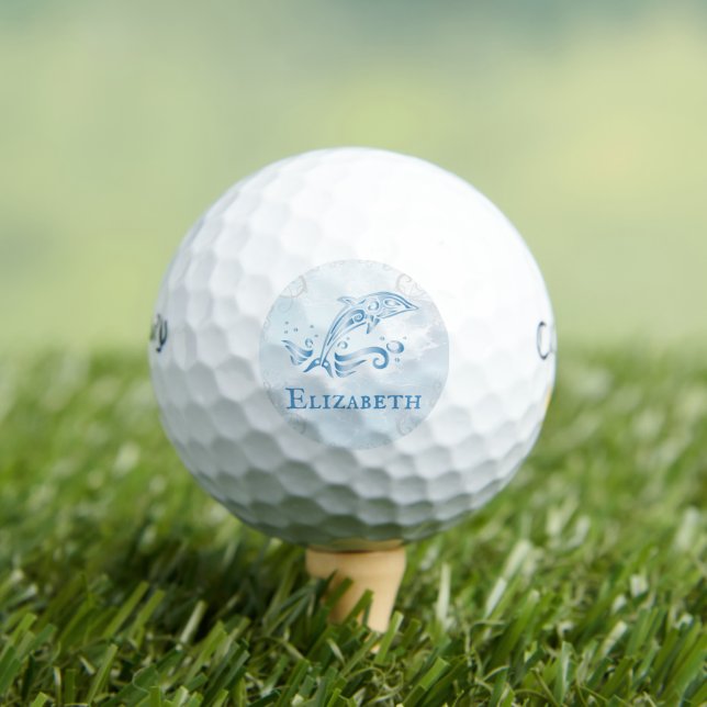 Balles De Golf Blue Dolphin Boules de golf personnalisées (T-shirt Insitu)