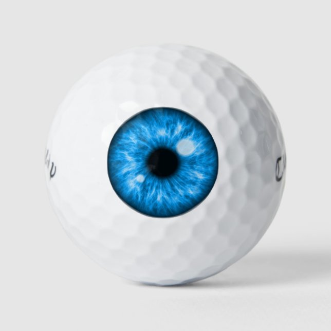 Balles De Golf Blue Eye Funny (Devant)