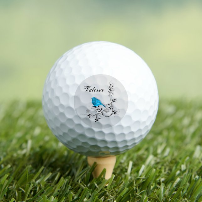Balles De Golf Bluebird de bonheur (Créateur téléchargé)