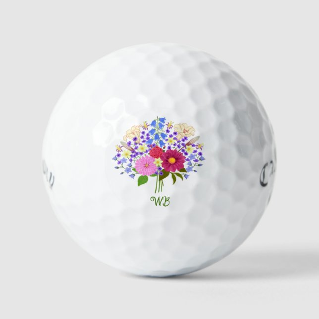 Balles De Golf Blumenstrauss Golf Balls (Recto)