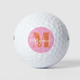 Balles De Golf BoId rose moderne Premier Golf personnalisé