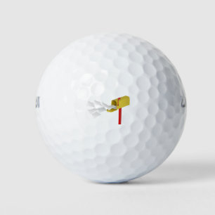 Balles De Golf Boîte aux lettres avec lettres volantes