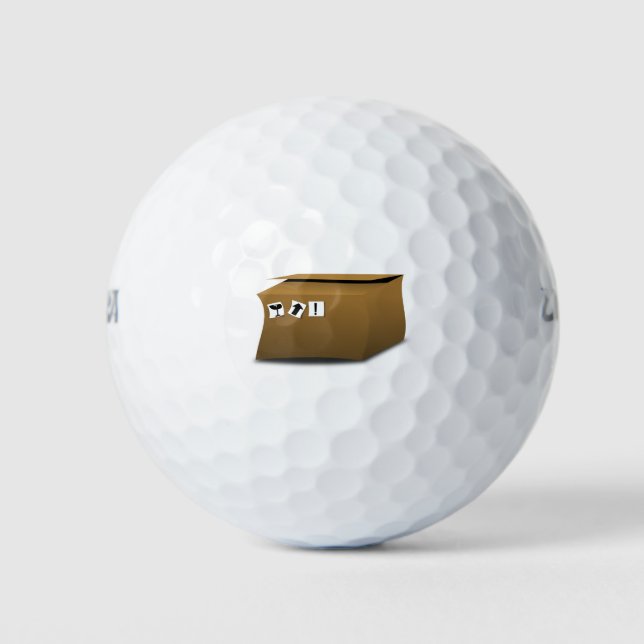 Balles De Golf Boîte en carton (Devant)
