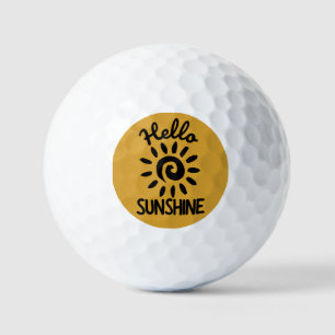 Balles De Golf Bonjour Sunshine