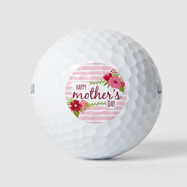Balles De Golf Bonne fête des mères (Devant)