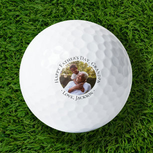 Balles De Golf Bonne Fête des pères grand-père photo Balls de gol