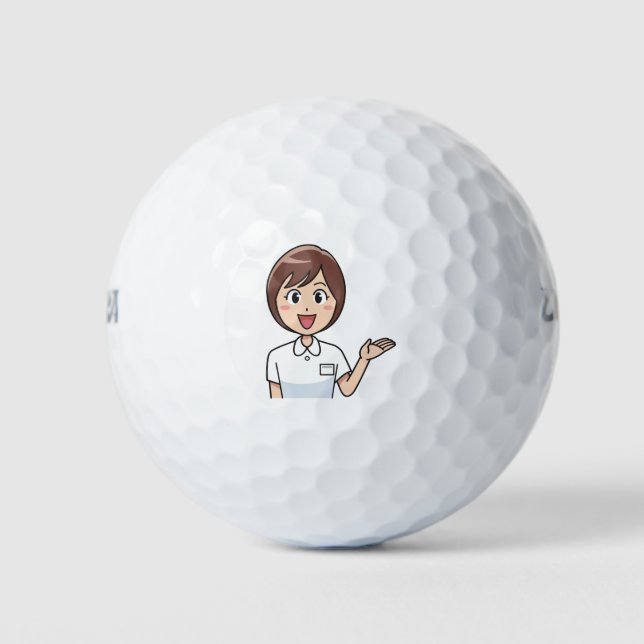 Balles De Golf Bonne infirmière (Devant)