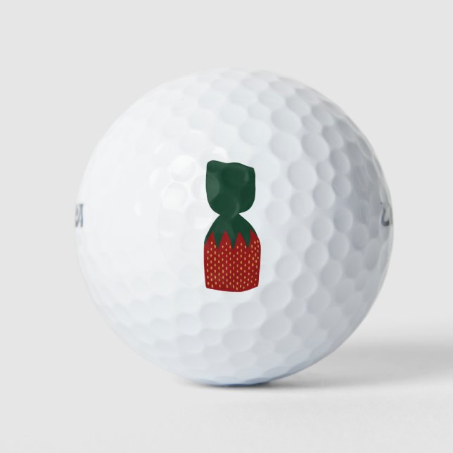 Balles De Golf Bons Bons Fraises (Devant)