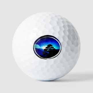 Balles De Golf Bonsai En Bleu
