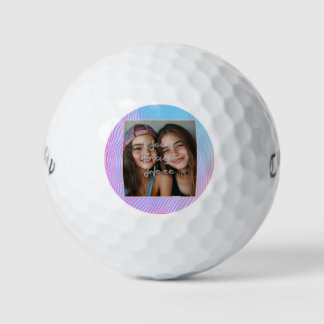 Balles De Golf Bordure photo de la bande Vaporwave Cute Pastel