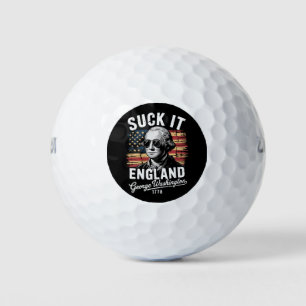 Balles De Golf Bouffe-le Angleterre 4 juillet George Washington 1