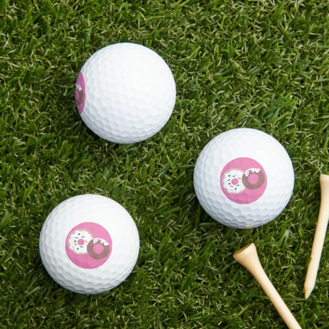Balles De Golf Boulangerie Joyeux Noël beignets de Noël (Herbe in situ)