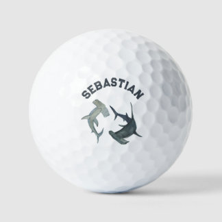 Balles De Golf Boule de golf de requin en marteau personnalisée |