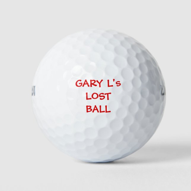 Balles De Golf Boule de golf personnalisée (Devant)