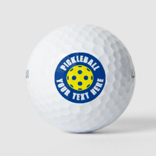 Balles De Golf Boule de golf personnalisée avec logo jaune