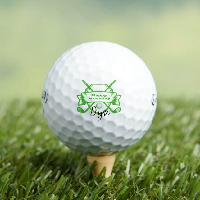 Balles De Golf Boule de golf personnalisée - Nom personnalisé Cad (T-shirt Insitu)
