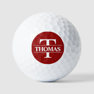 Balles De Golf Boule de golf personnalisée - Rouge