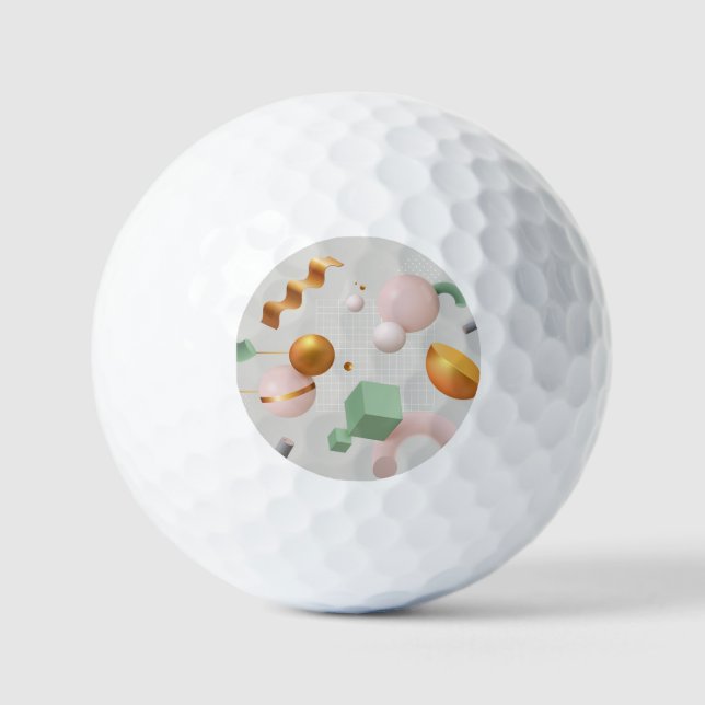 Balles De Golf Boule imprimée de dessin (Recto)
