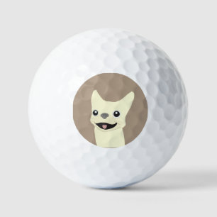 Balles De Golf Bouledogue français crème, Taupe chaud