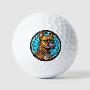 Balles De Golf Bouledogue français dans un design orné