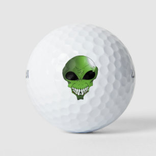 Balles De Golf Boules de golf aliens vertes