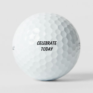Balles De Golf Boules de golf 'Célébrez aujourd'hui' pour mariage