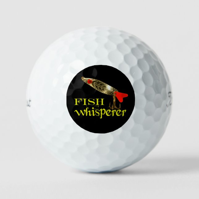Balles De Golf Boules de golf de Fish Whisperer (Recto)