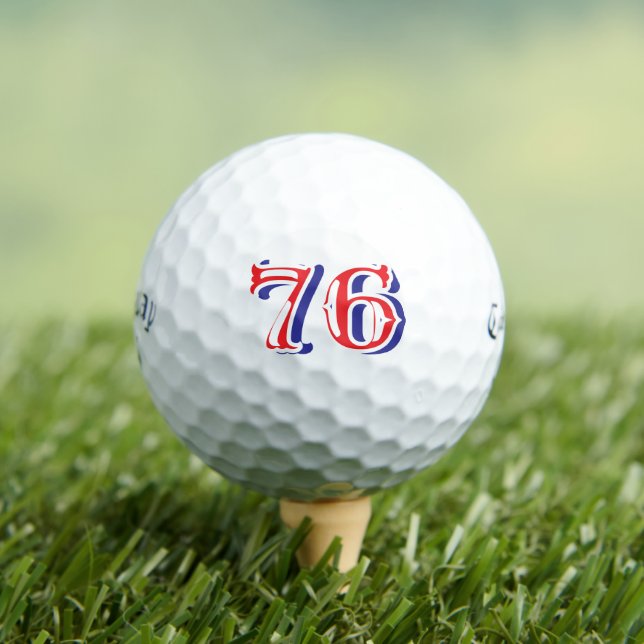 Balles De Golf Boules de golf de nombre personnalisé - Nom et log (T-shirt Insitu)