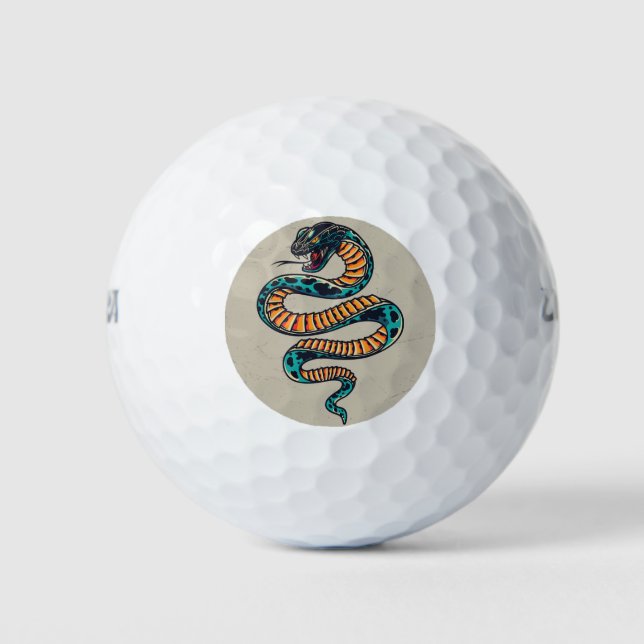 Balles De Golf Boules de golf de serpent poisonnantes (Devant)