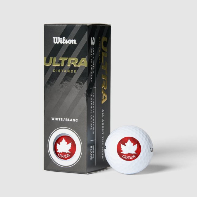 Balles De Golf Boules de golf du Canada Customisées Cadeaux de go (Emballage)