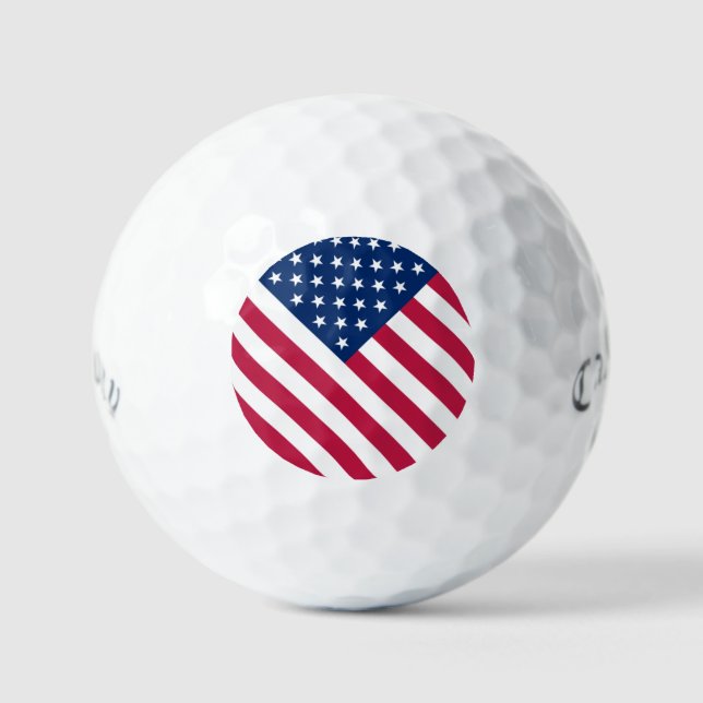 Balles De Golf boules de golf du drapeau américain (Recto)