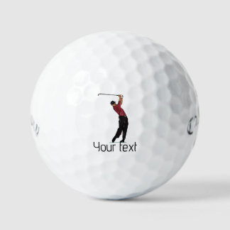 Balles De Golf Boules de golf du logo Tiger Woods sur mesure