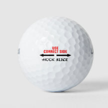 Boules de golf en tranche de crochet