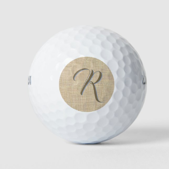 Balles De Golf Boules de golf monogrammed personnalisées (Devant)