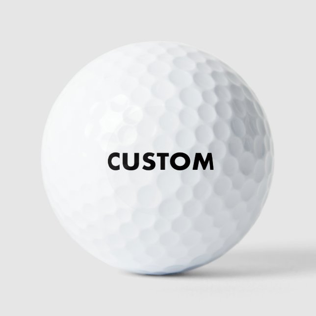 Balles De Golf Boules de golf personnalisées (Recto)