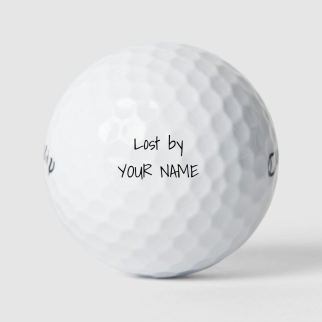 Balles De Golf Boules de golf personnalisées (Devant)