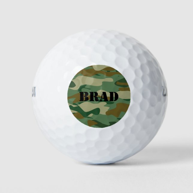 Balles De Golf Boules de golf personnalisées avec couleur camo de (Devant)