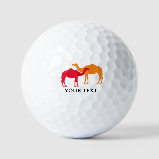 Balles De Golf Boules de golf personnalisées avec deux silhouette (Recto)