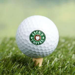 Balles De Golf Boules de golf personnalisées avec logo café