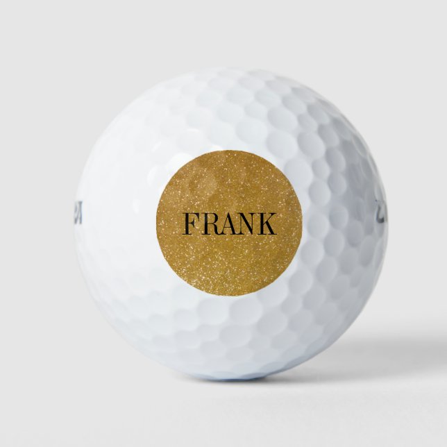Balles De Golf Boules de golf personnalisées avec monogramme part (Devant)
