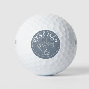 Balles De Golf Boules de golf personnalisées Best Man Mariage