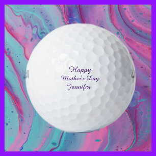 Balles De Golf Boules de golf personnalisées, Fête des Mères, Vio