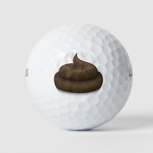 Balles De Golf Boules de golf Poop (Devant)