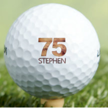boules de golf pour 75e anniversaire 75 ans golfeu