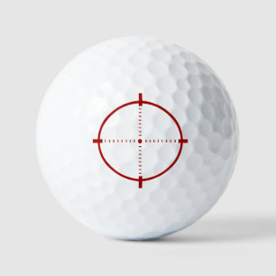 Balles De Golf Bouton de visée à réticule rouge