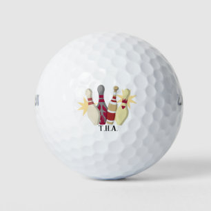 Balles De Golf Bowling de style vintage