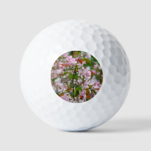 Balles De Golf Branche délicate avec fleurs pommier