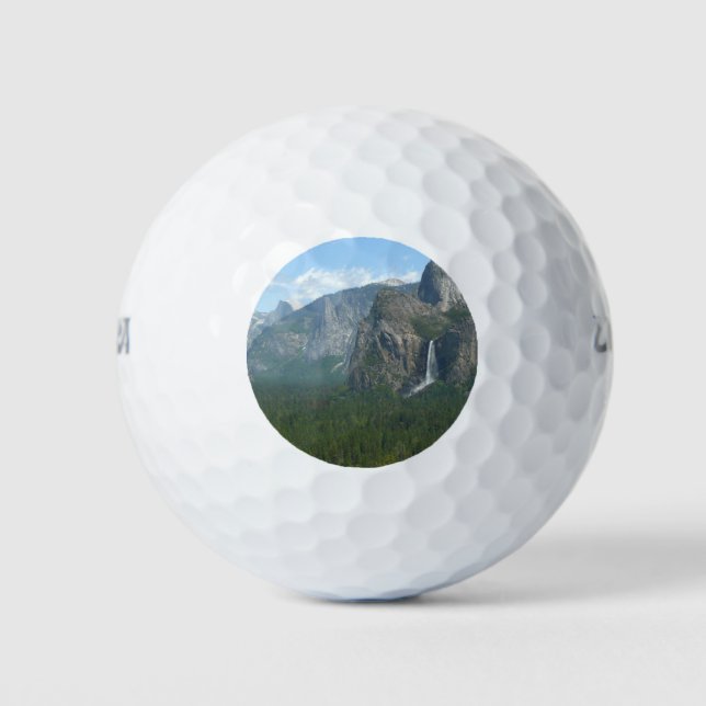 Balles De Golf Bridalveil Falls et Half Dome à Yosemite (Devant)
