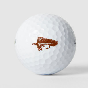 Balles De Golf Brown Matuka, pêche à la mouche, art de liage à la